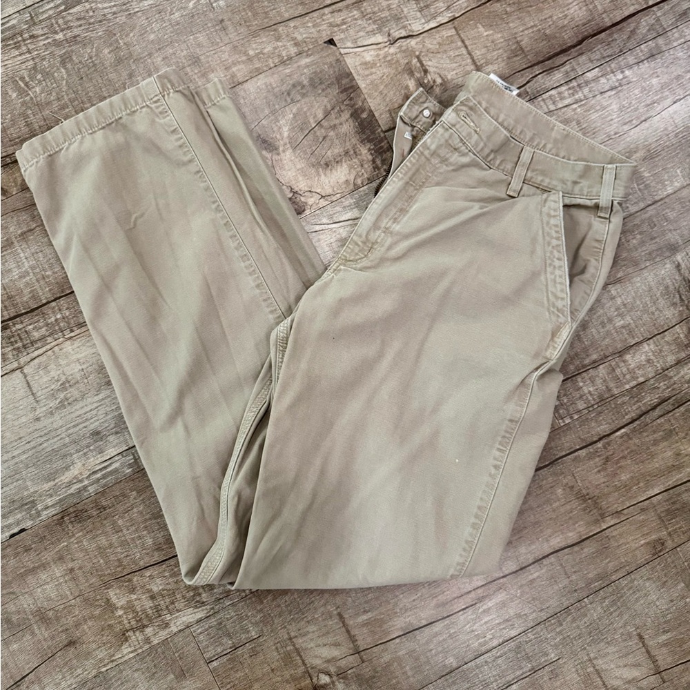 Carhartt Men’s‎ Khaki Work Pants 38x36 Cotton Utility Pants